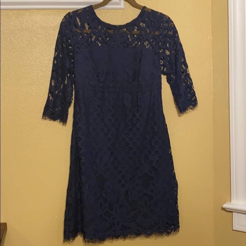 Navy Lace Dress 4